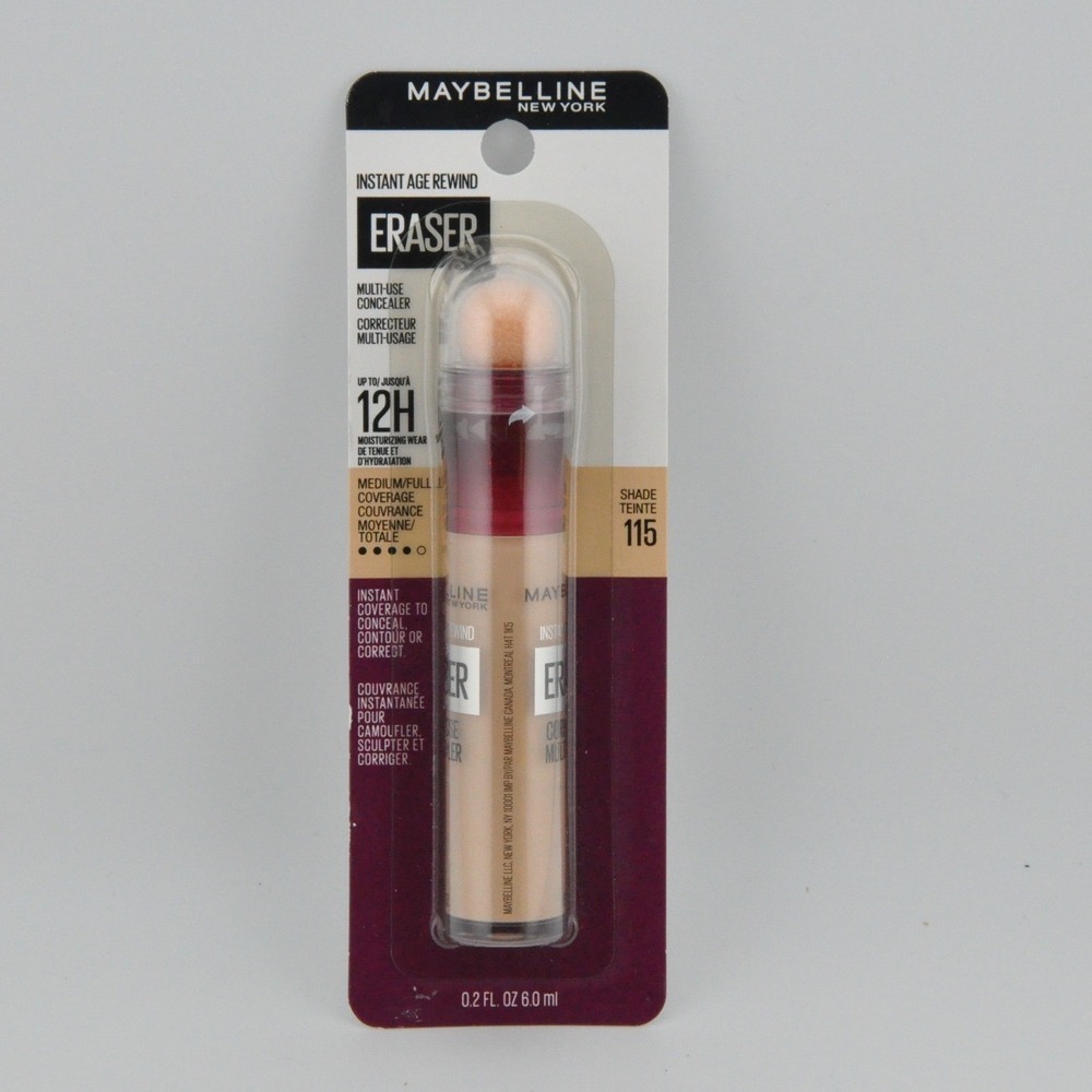 Maybelline Instant Age Rewind Concealer 115 Fair New‎ Multi-Use Eraser 0.2oz